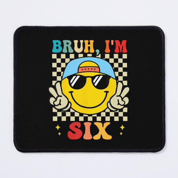 Item preview, Bruh I'M Six 6 6Th Birthday Groovy Boys Girls 6 Years Old designed and sold by MadalynKiehn.