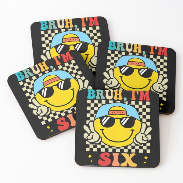 Item preview, Bruh I'M Six 6 6Th Birthday Groovy Boys Girls 6 Years Old designed and sold by MadalynKiehn.