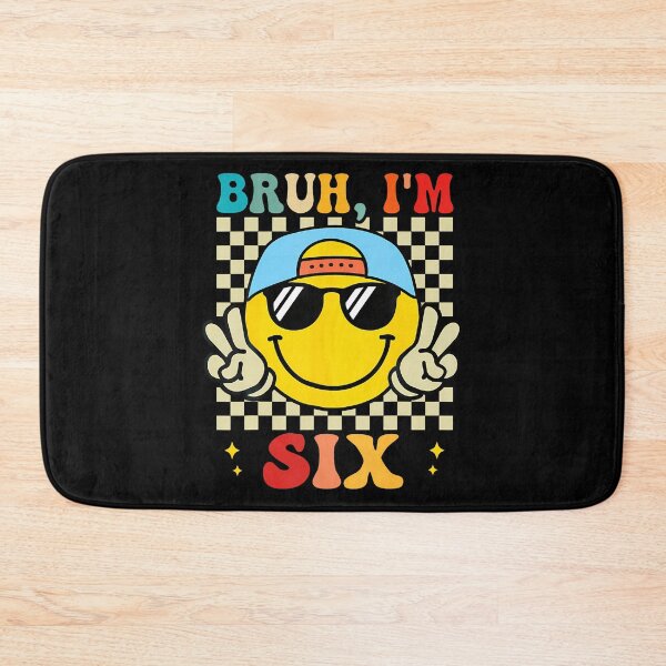 Item preview, Bruh I'M Six 6 6Th Birthday Groovy Boys Girls 6 Years Old designed and sold by MadalynKiehn.