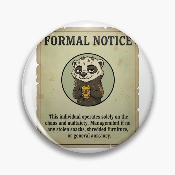 Item preview, Formal Notice Cat Warning - Chaos and Audacity Management | Funny Cat Lover Gift designed and sold by kinany00.