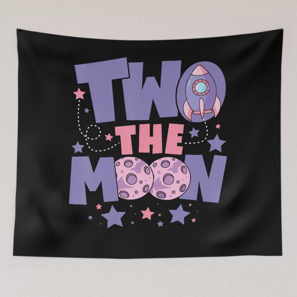 Item preview, Two The Moon Birthday Outfit Girl 2 Year Old 2Nd Birthday designed and sold by MadalynKiehn.