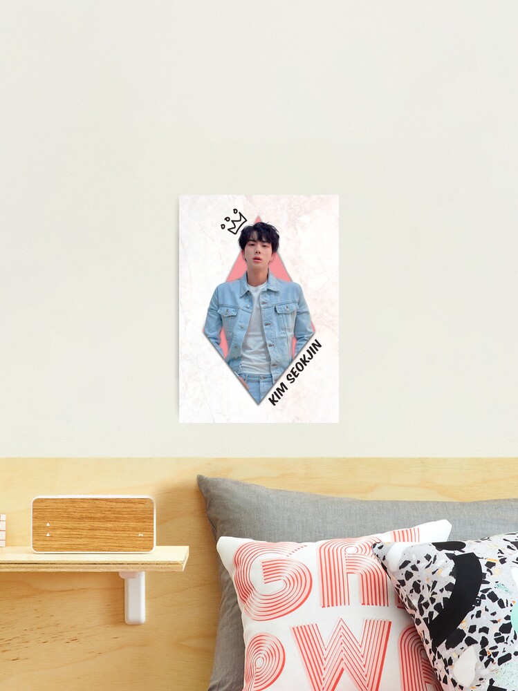 BTS Jin kim Seokjin Prince Pink  Poster for Sale by KpopTokens