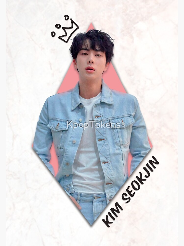 BTS Jin kim Seokjin Prince Pink  Poster for Sale by KpopTokens