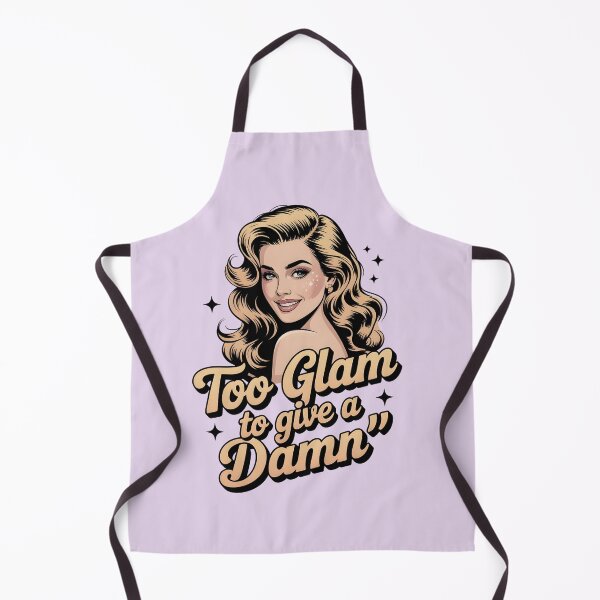Item preview, “Too Glam to Give a Damn "- Glamorous Blonde Woman Graphic, Funny Confidence Quote designed and sold by Simply Wiona.