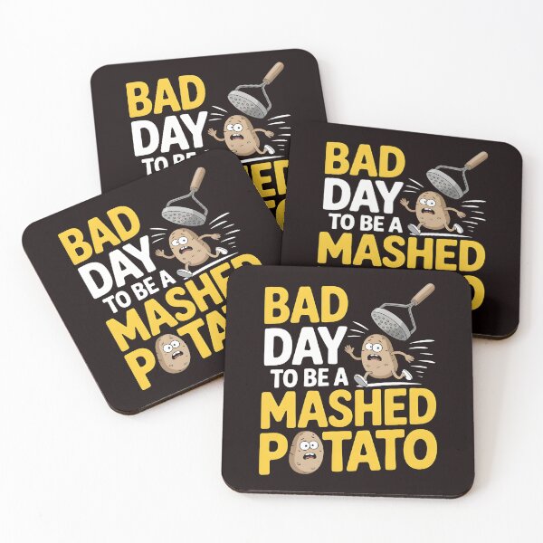 Item preview, Bad Day to Be a Mashed Potato – Thanksgiving Comedy Design designed and sold by Redgiant87x.
