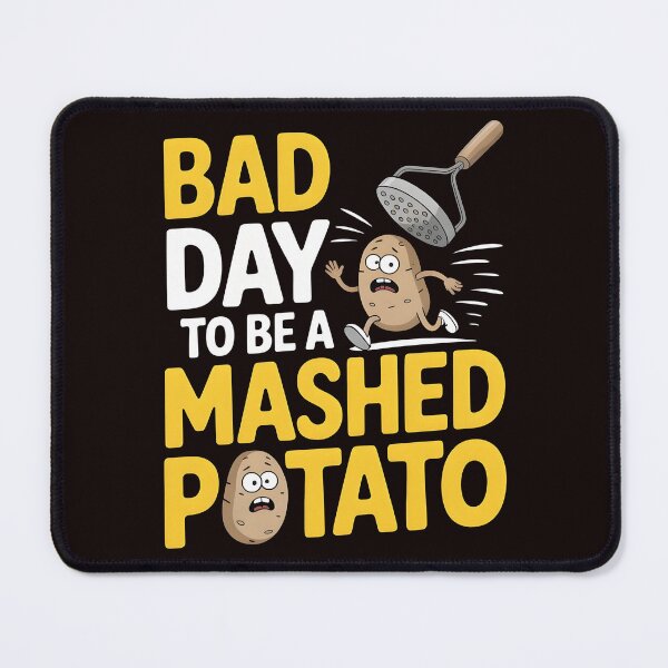 Item preview, Bad Day to Be a Mashed Potato – Thanksgiving Comedy Design designed and sold by Redgiant87x.