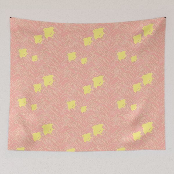 Item preview, JAPANDI Wave – Coral Glow designed and sold by keikono.studio.