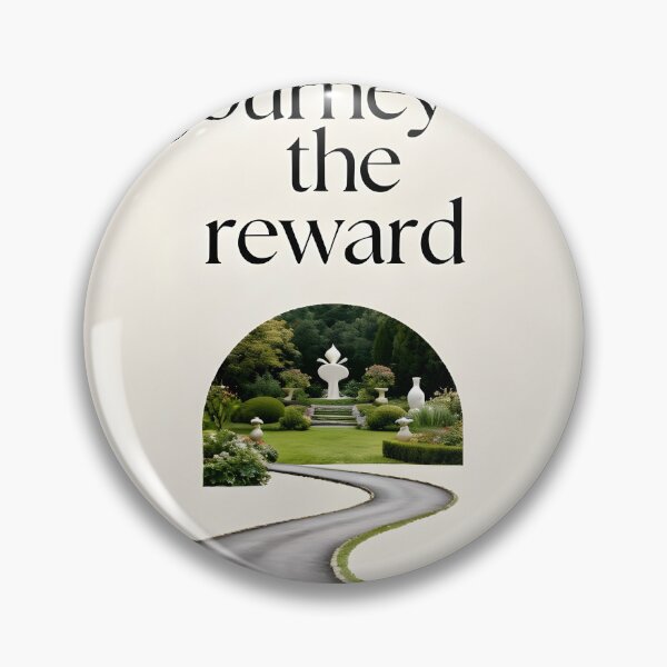 Item preview, Satisfaction Journey Quote Poster - Inspiring Wall Art designed and sold by Cosmopolis.