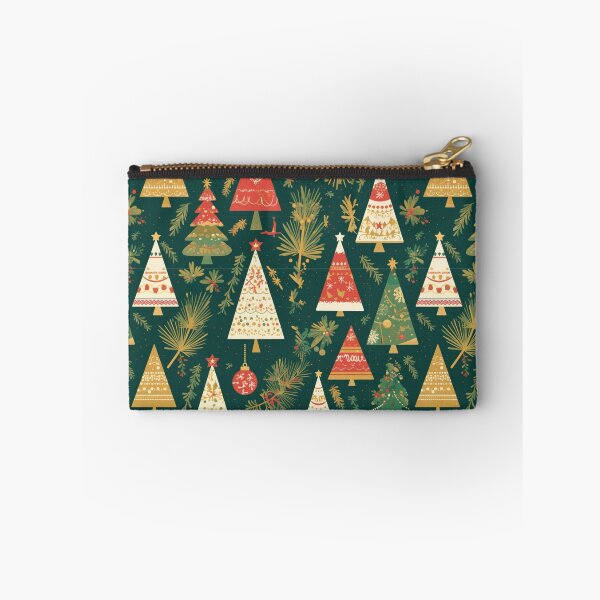Item preview, Elegant Christmas Tree Pattern Festive Holiday Forest Design iPhone Case designed and sold by chomdesign.