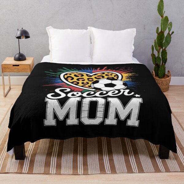 Item preview, Soccer Mom Leopard Heart Colorful designed and sold by Belkisallen.