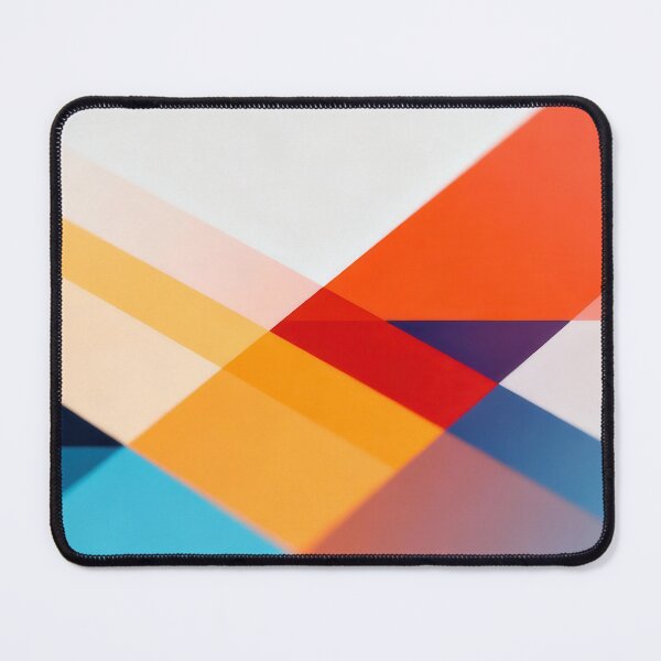 Item preview, Colorful abstract geometric shapes overlap creating a vibrant and modern design designed and sold by CharlieDesings.