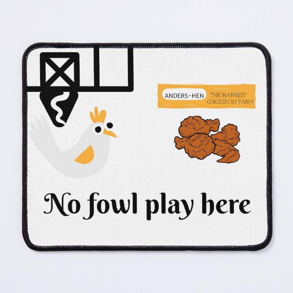 Item preview, No fowl play here- funny chicken designed and sold by JHRiddle.