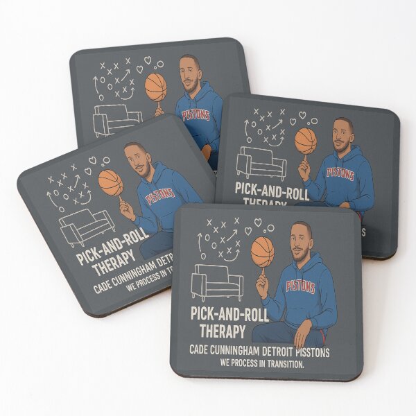Item preview, Pick-and-Roll Therapy — Cade Cunningham Detroit Hoops Art designed and sold by POD DYNASTY.