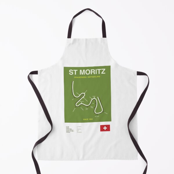 Item preview, Minimalist St Moritz Bobsleigh Line Print designed and sold by The Circuit Collection.