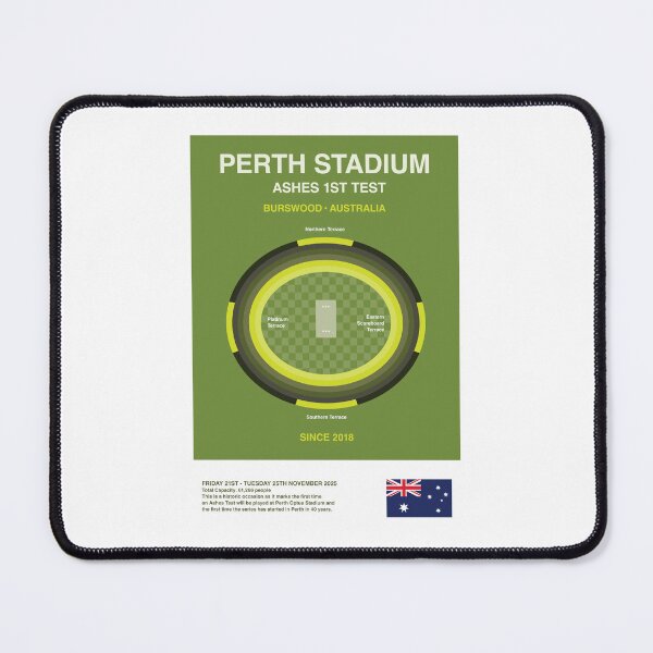 Item preview, Minimalist Perth Cricket Ground Line Print designed and sold by The Circuit Collection.
