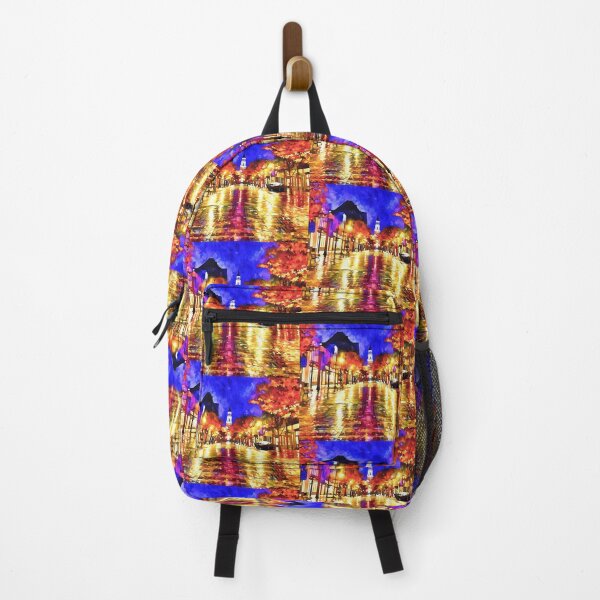 Item preview, Burlington Vermont Church Street Autumn Rain designed and sold by Vermont Gifts and Art.
