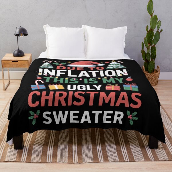 Item preview, Due To Inflation Ugly Christmas designed and sold by Veroniadic.