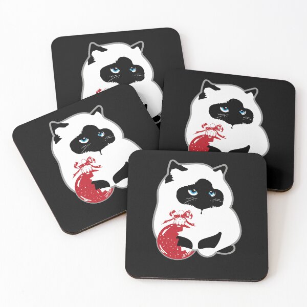 Item preview, NO REGRETS Funny Cat - Minimalist Birman Cat Meme designed and sold by SKETCHYANDGRAPHIC.