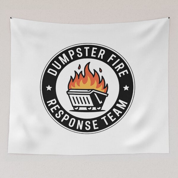 Item preview, Dumpster Fire Response Team  designed and sold by Veroniadic.