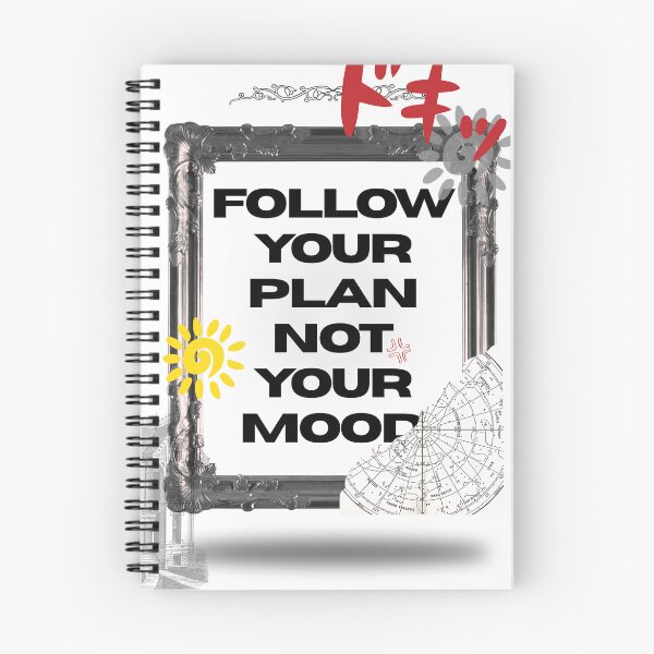 Item preview, Follow your plan not your mood | motivation quote | modern style design designed and sold by minimalisto0.