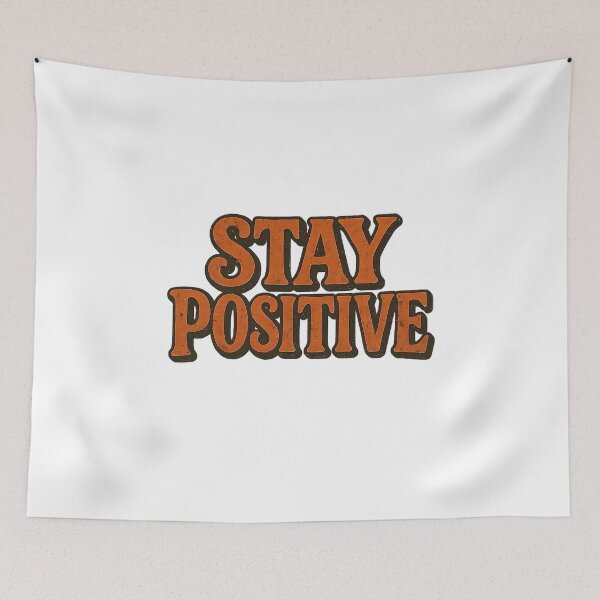 Item preview, "Stay Positive Vintage Grunge Sticker" designed and sold by StickerFrenzied.