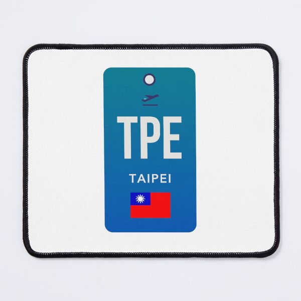 Item preview, TPE Taipei Airport Code Tag – Minimalist Taiwan Travel Design designed and sold by Aesthetic Atlas.