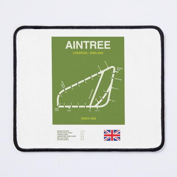 Item preview, Minimalist Aintree Horse Racing Course Line Print designed and sold by The Circuit Collection.