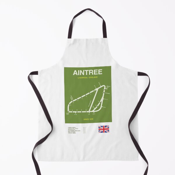 Item preview, Minimalist Aintree Horse Racing Course Line Print designed and sold by The Circuit Collection.