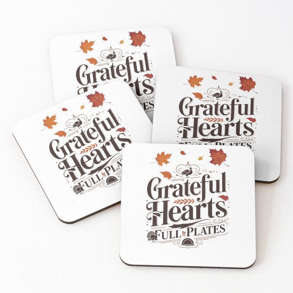 Item preview, Grateful Hearts, Full Plates – Elegant Thanksgiving Tee designed and sold by EcoArtTees.
