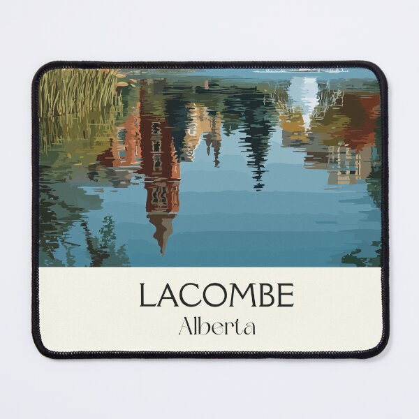 Item preview, Lacombe Alberta Downtown | Historic Church Reflection Art designed and sold by TuncGK.