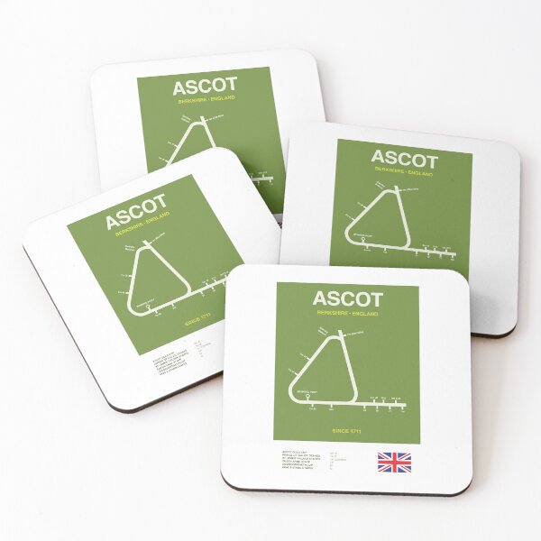Item preview, Minimalist Ascot Horse Racing Course Line Print designed and sold by CircuitDesign.