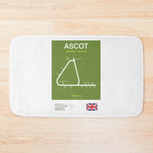 Item preview, Minimalist Ascot Horse Racing Course Line Print designed and sold by CircuitDesign.