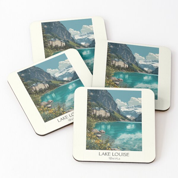 Item preview, Lake Louise Alberta Scenery | Glacial Lake Resort Art designed and sold by TuncGK.
