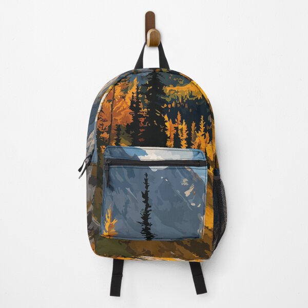 Item preview, Larch Valley Alberta Trail | Golden Autumn Forest Print designed and sold by TuncGK.