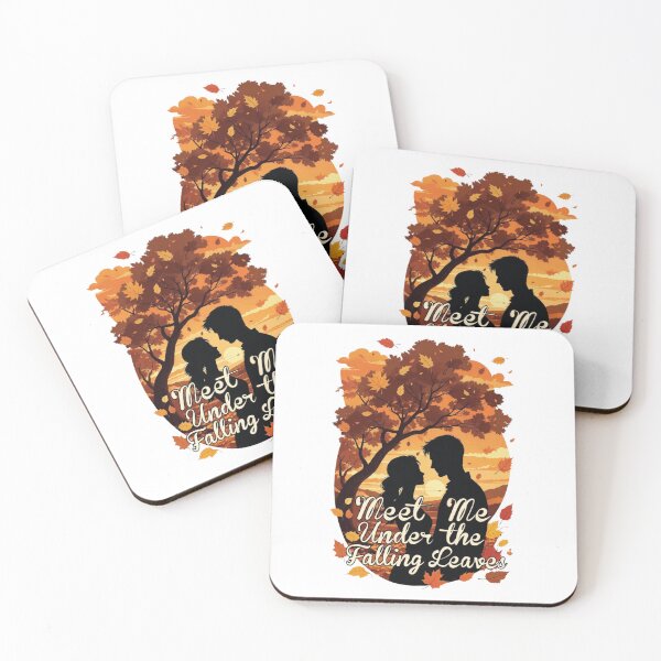 Item preview, Meet Me Under the Falling Leaves – Romantic Autumn Tee designed and sold by EcoArtTees.