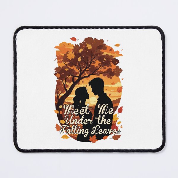 Item preview, Meet Me Under the Falling Leaves – Romantic Autumn Tee designed and sold by EcoArtTees.