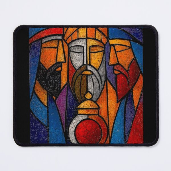 Item preview, Modern Stainless Glass Style Three Wise Men designed and sold by SoLunAgua ..