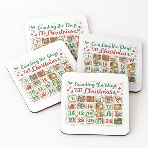 Item preview, Christmas Advent Calendar - Festive Holiday Countdown Decoration designed and sold by Tiny Globe .
