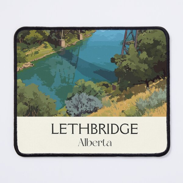 Item preview, Lethbridge Alberta Viaduct | River Valley Trestle Art designed and sold by TuncGK.