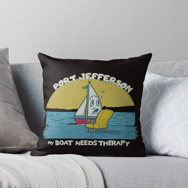 Item preview, Port Jeff, My Boat need therapy, Long Island, NY Souvenir  designed and sold by FitEnvy.