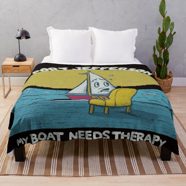 Item preview, Port Jeff, My Boat need therapy, Long Island, NY Souvenir designed and sold by FitEnvy.
