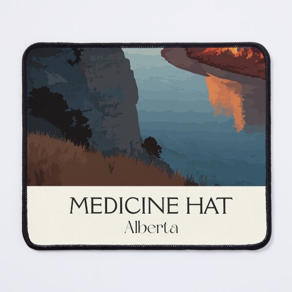 Item preview, Medicine Hat Alberta Badlands | River Valley Sunset Art designed and sold by TuncGK.