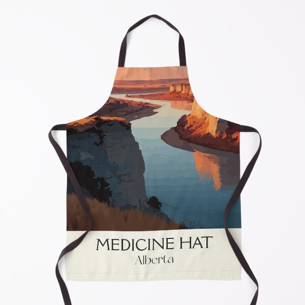 Item preview, Medicine Hat Alberta Badlands | River Valley Sunset Art designed and sold by TuncGK.