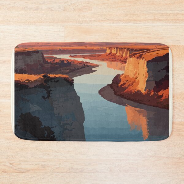 Item preview, Medicine Hat Alberta Badlands | River Valley Sunset Art designed and sold by TuncGK.