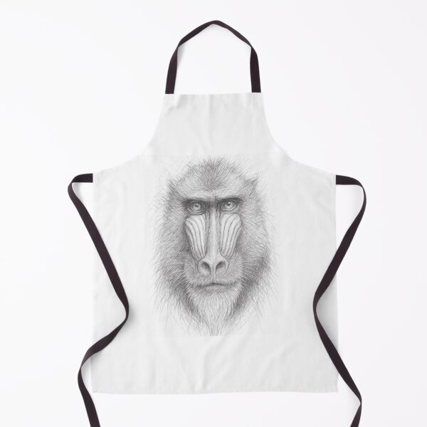 Item preview, Mandrill Monkey Pencil Sketch designed and sold by Leon Woods Pencil Art.