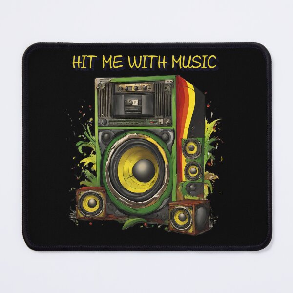 Item preview, Hit Me With Music Hoodie | Music Lover & Enthusiast Apparel | Aesthetic Sound Waves designed and sold by FitEnvy.