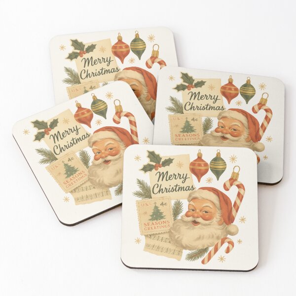 Item preview, Nostalgic Christmas Collage – Vintage-Inspired Holiday Art designed and sold by Ombrya.