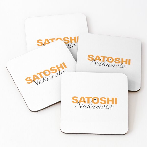Item preview, Satoshi Nakamoto Bitcoin Script Orange Black designed and sold by CyberRex.