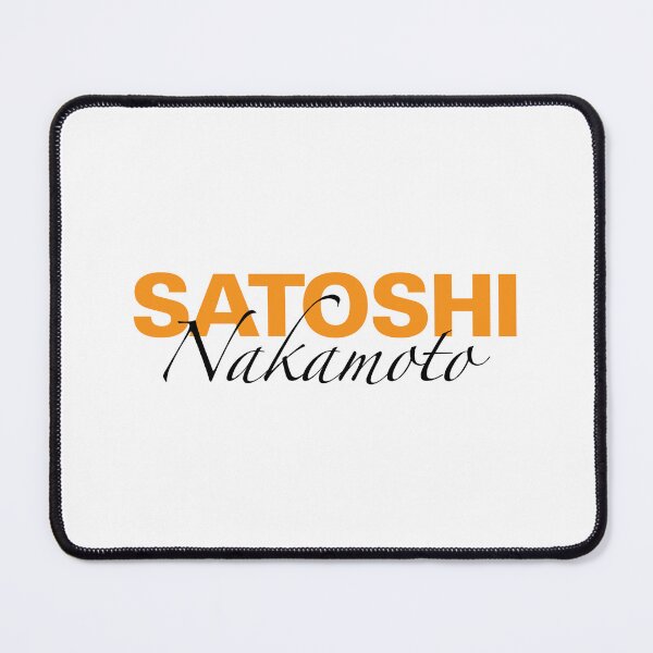 Item preview, Satoshi Nakamoto Bitcoin Script Orange Black designed and sold by CyberRex.