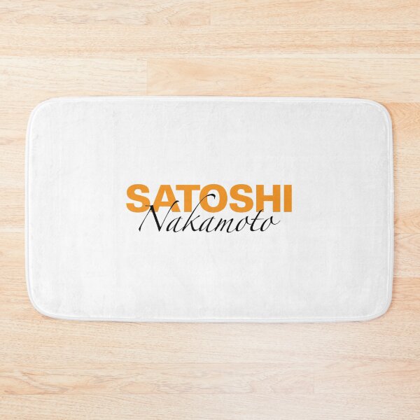 Item preview, Satoshi Nakamoto Bitcoin Script Orange Black designed and sold by CyberRex.